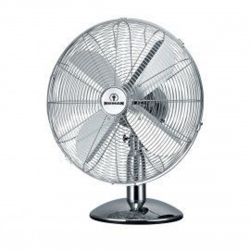 HUMAN FT-30M Ανεμιστήρας Επιτραπέζιος Μεταλλικός 30cm 40W Χρώμιο